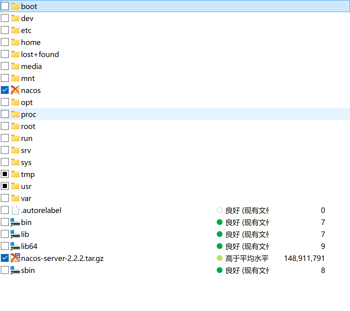被删除的 NacOS 文件
